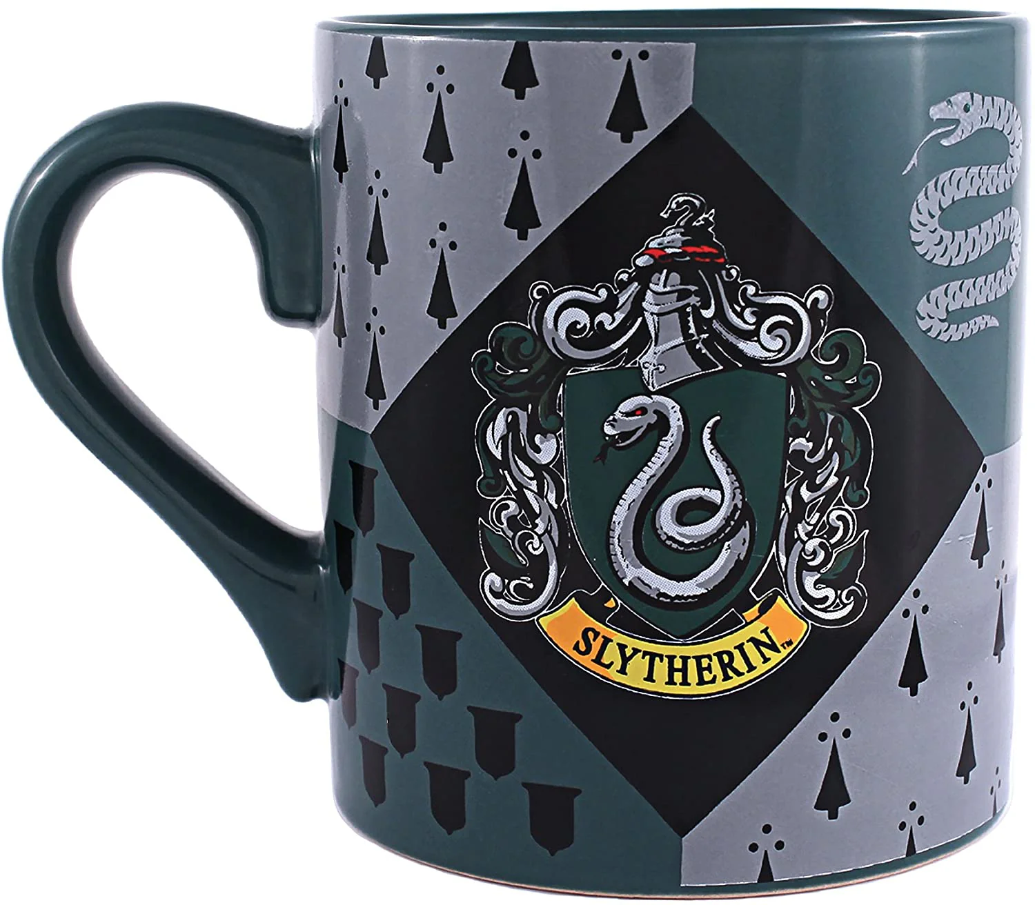 Harry Potter Slytherin House Crest Ceramic Mug 14 Ounces - Image 1