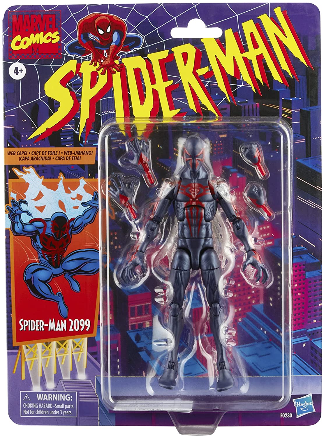 Hasbro Marvel Legends Series 6-inch Scale Action Figure Toy Spider-Man 2099 - Image 1