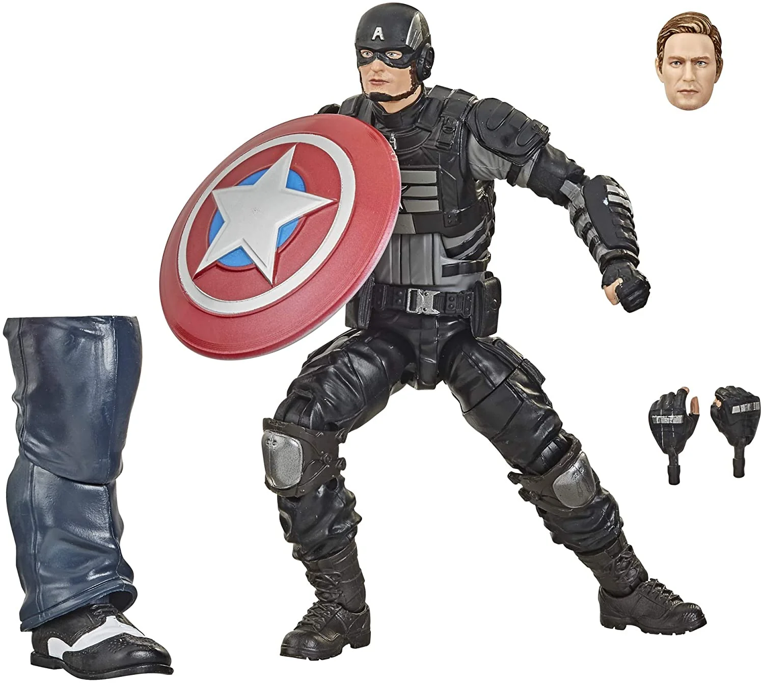 Hasbro Marvel Legends Series Gamerverse Stealth Captain America Action Figure - Image 1