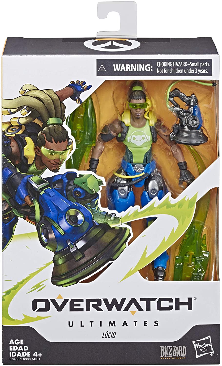 Hasbro Overwatch Ultimates Series Lucio 6" Collectible Action Figure - Image 1