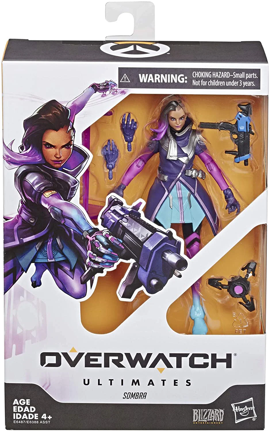 Hasbro Overwatch Ultimates Series Sombra 6" Collectible Action Figure - Image 1