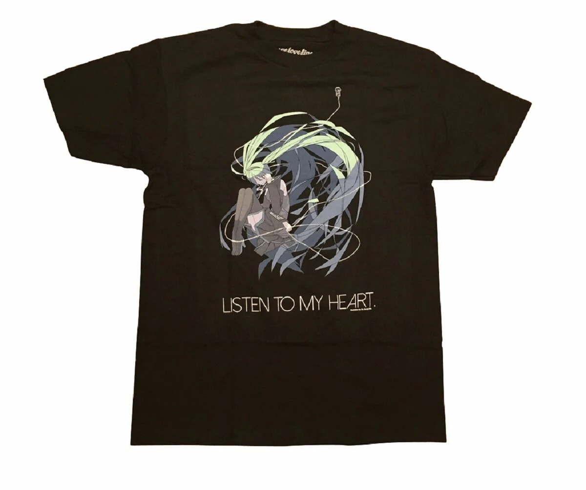Hatsune Miku Listen To My HearT-Shirt - Image 1