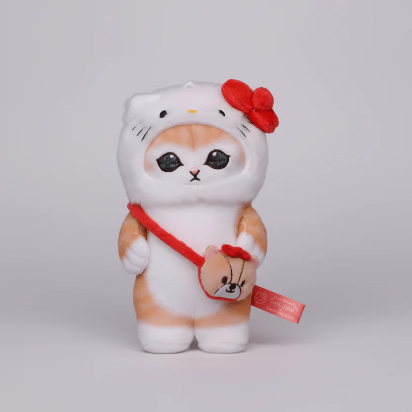 Mofusand Sanrio Hello Kitty Cat Plush 6" - Image 2
