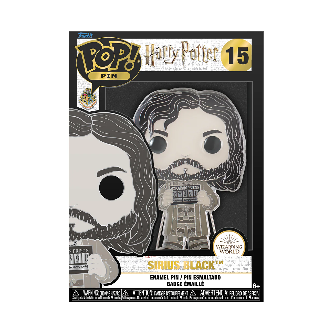 Funko Pop! Sized Pins: Harry Potter - Sirius Black Pin - Image 2