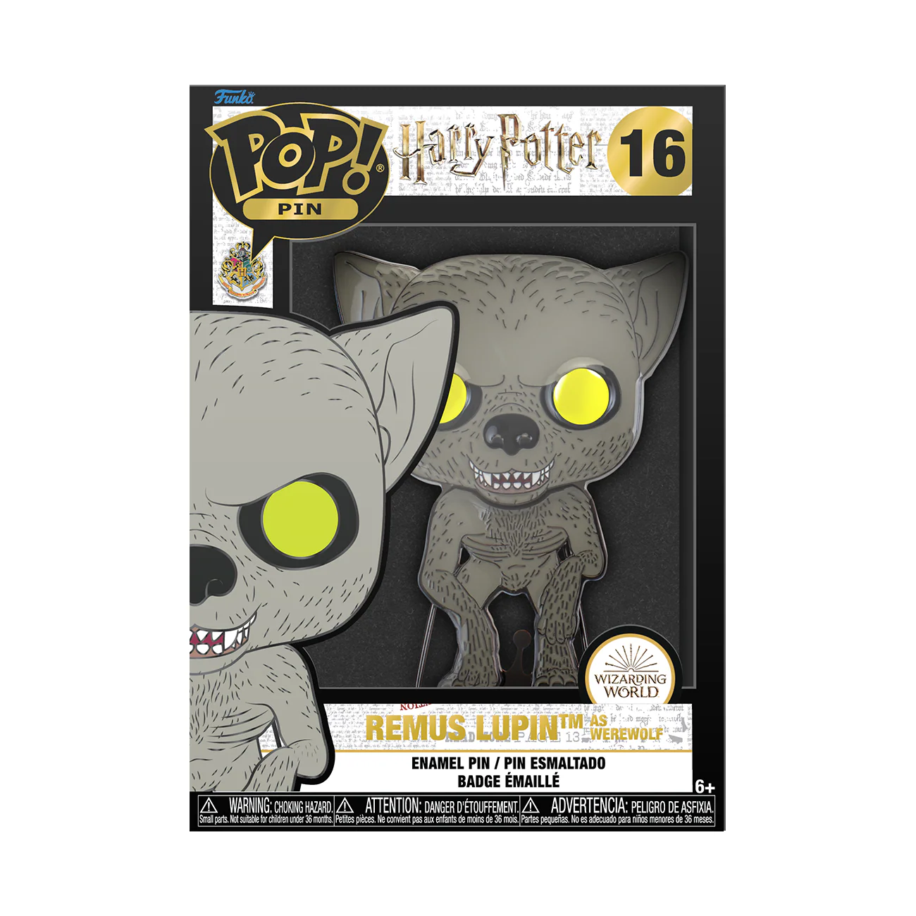 Funko Pop! Pin: Harry Potter - Remus Lupin Werewolf #16 - Image 2