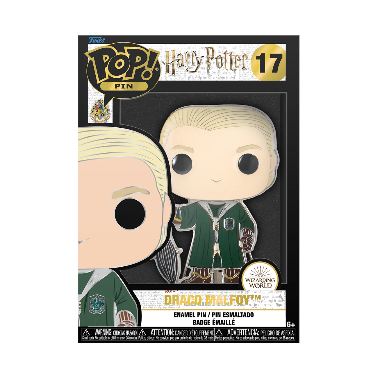 Funko Pop! Sized Pins: Harry Potter - Draco Malfoy Pin - Image 2