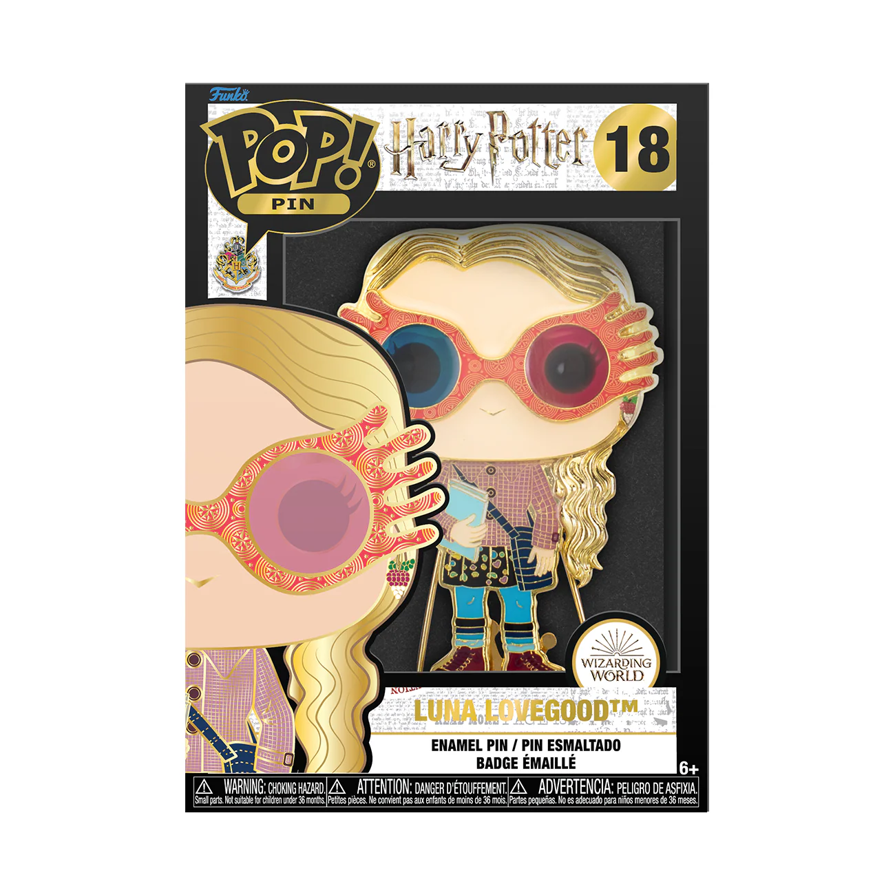 Funko Pop! Sized Pins: Harry Potter - Luna Lovegood Pin - Image 1