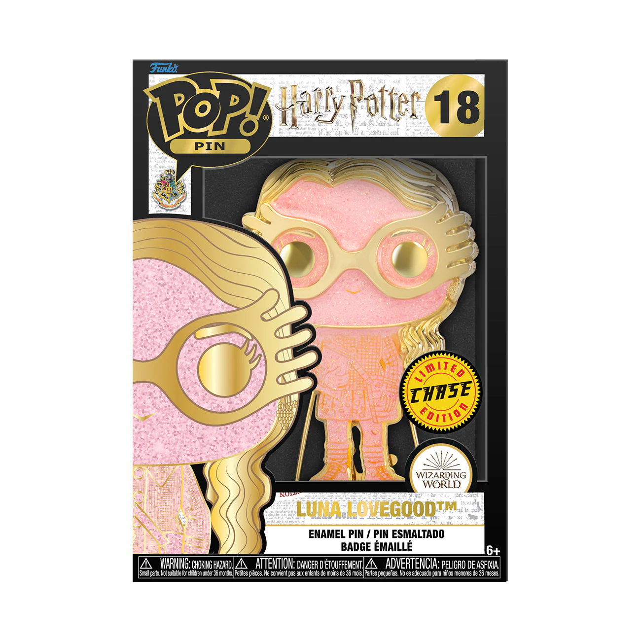 Funko Pop! Sized Pins: Harry Potter - Luna Lovegood Chase Pin - Image 1