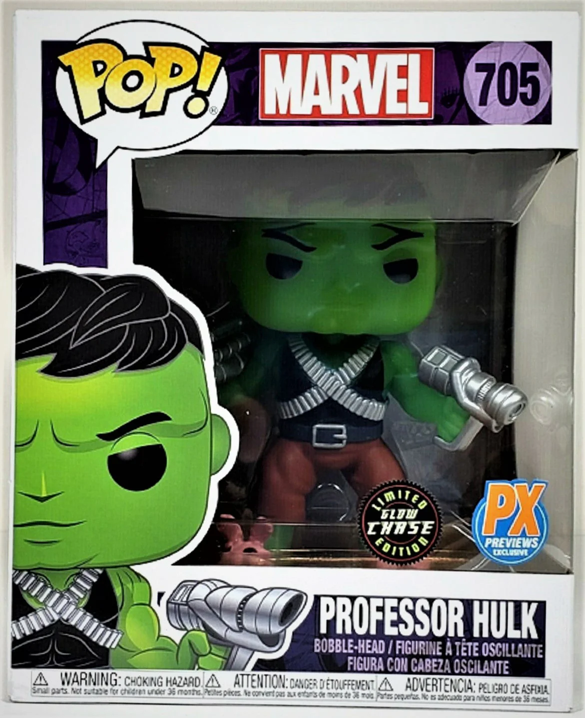 Funko Pop! Marvel Super Heroes Professor Hulk 6" Deluxe Chase Vinyl Figure - Image 1
