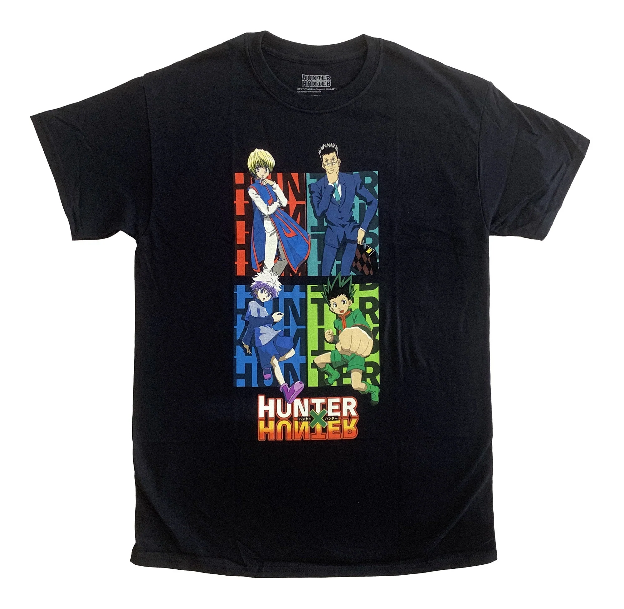 Hunter X Hunter Anime Group Adult T Shirt - Image 1