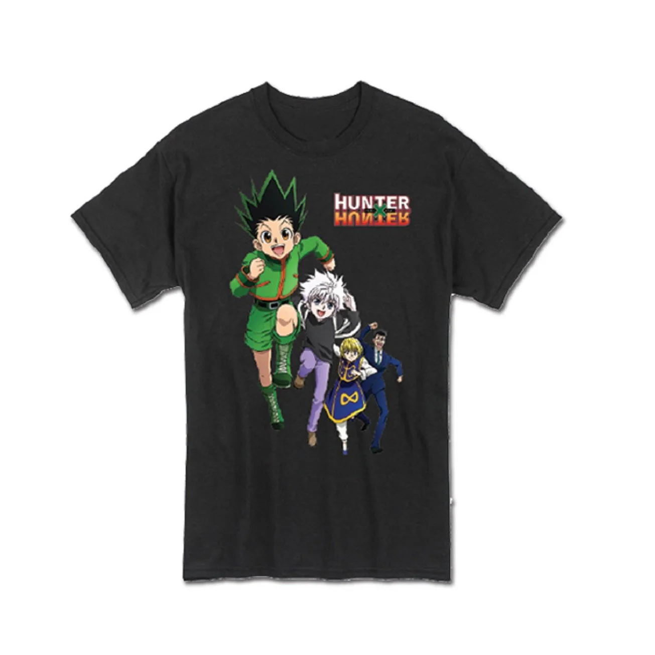 Hunter X Hunter Gon And Team Running Anime Adult T-Shirt - Image 1