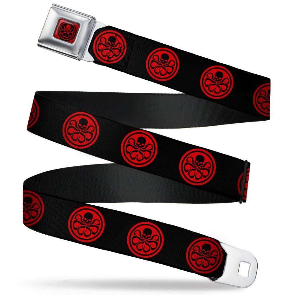 Hydra Symbol Shield Avengers Marvel Comics Seatbelt Belt - Image 1