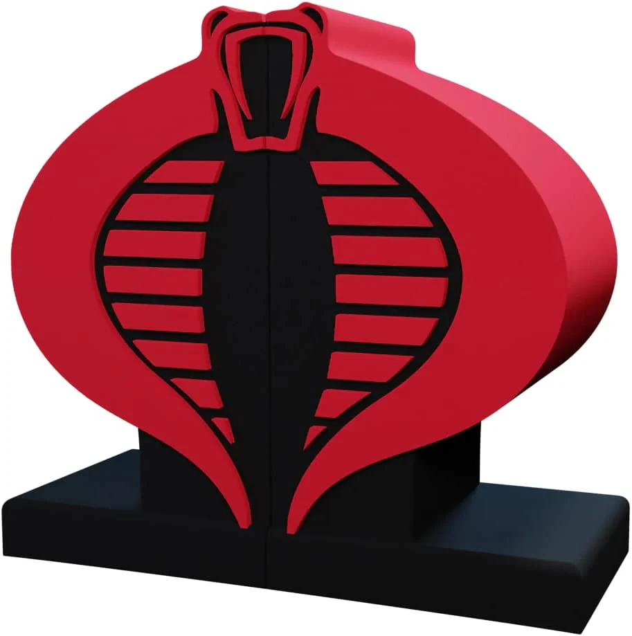 Icon Heroes G.I. Joe Cobra Logo Bookend - Image 3