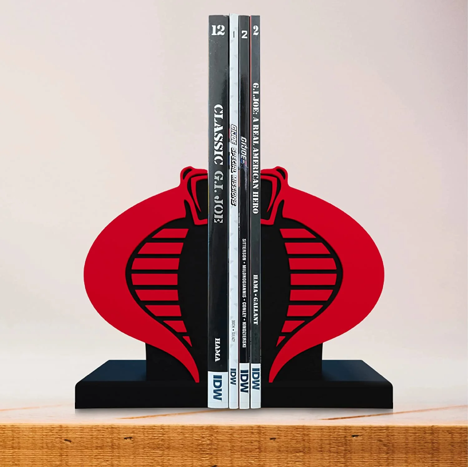 Icon Heroes G.I. Joe Cobra Logo Bookend - Image 2