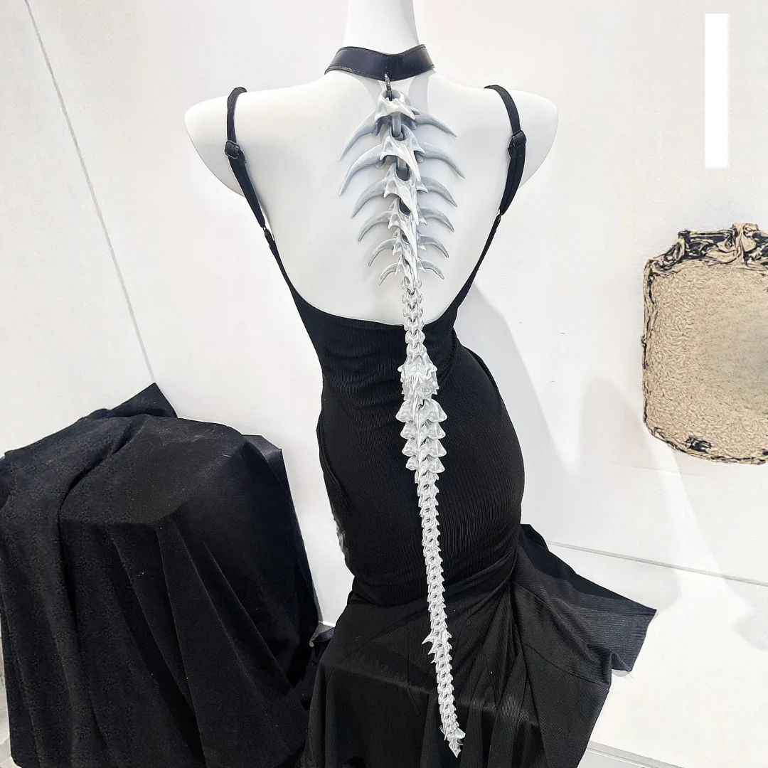 Bionic Gothic Style Spinal Back Jewelry - Image 3