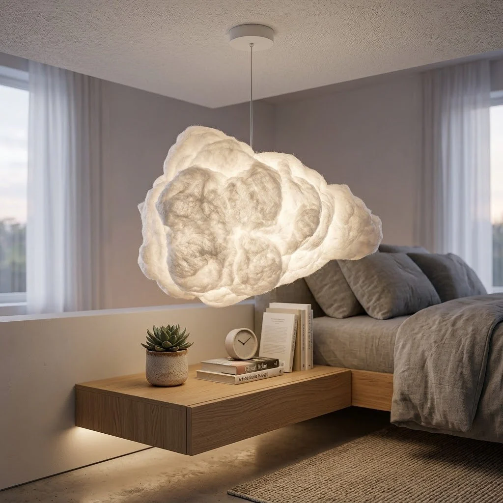 Fluffy Cloud Pendant LED Lamp - Image 2