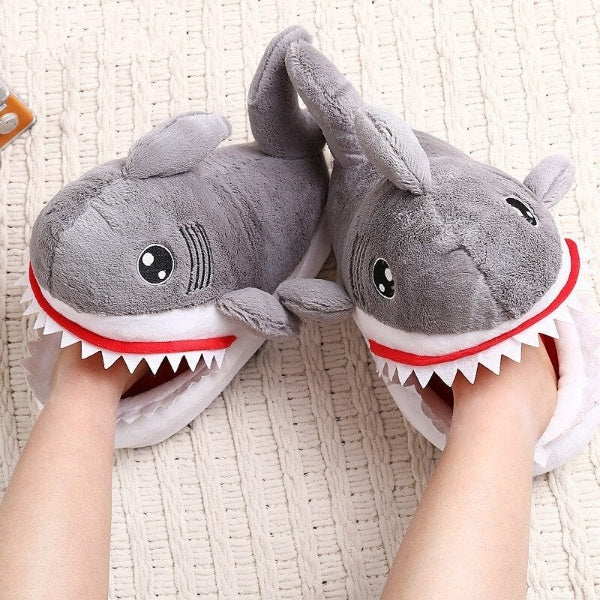 Shark Furry Indoor Slippers - Image 2
