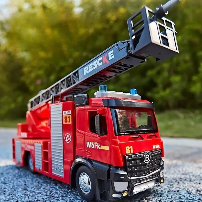 Rescue Mission Multifunctional Kids Large Fire Truck Toy - Image 1