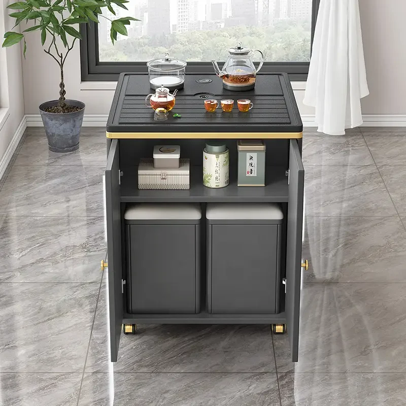 Smart Storage Modern Double-Sided Coffee Table - Image 2