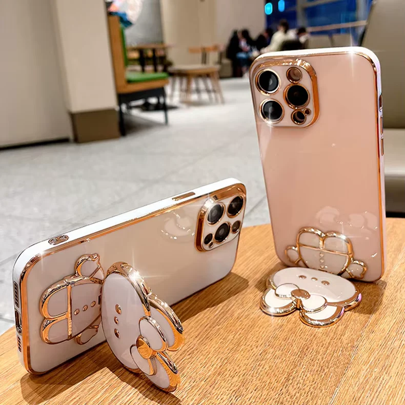 3D Bunny  Korean Style Mirror iPhone Case - Image 3