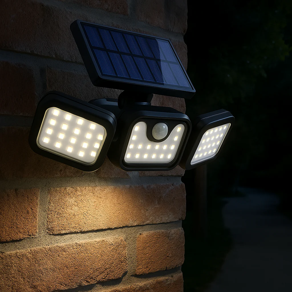 Power Save Motion Activated Outdoor Solar Lamp - Image 1