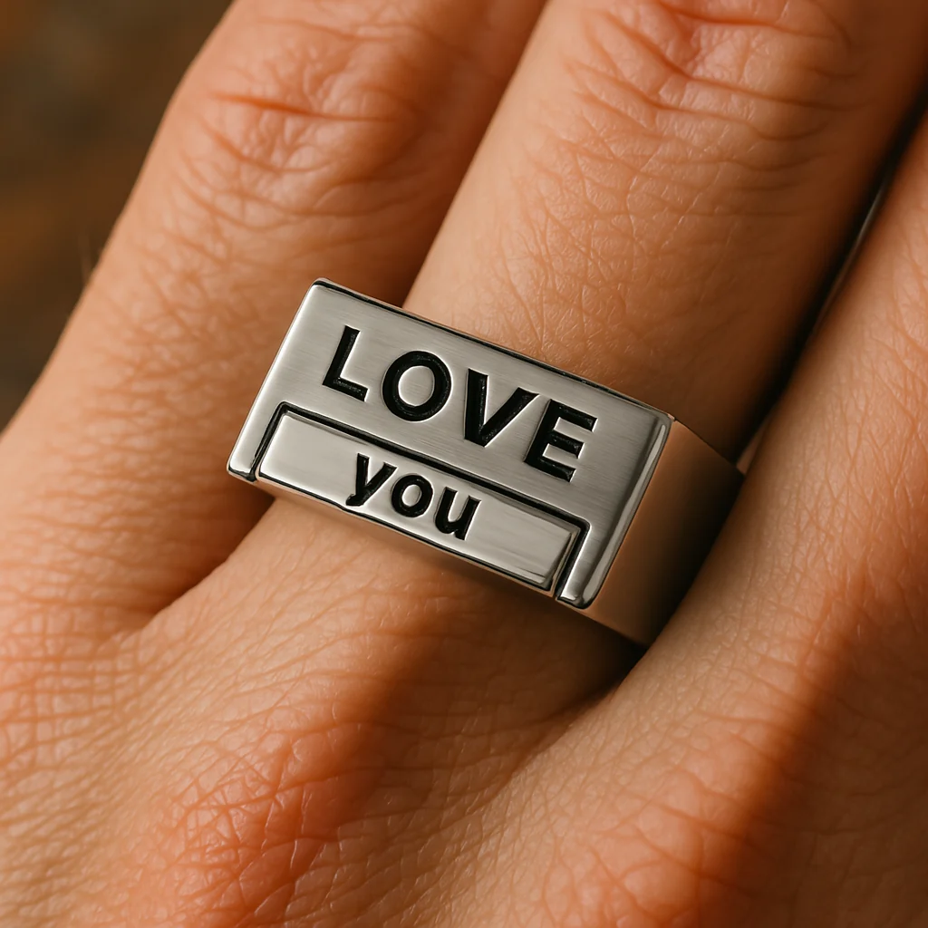 F*ck You Everything Rotating Mood Control Ring - Image 2