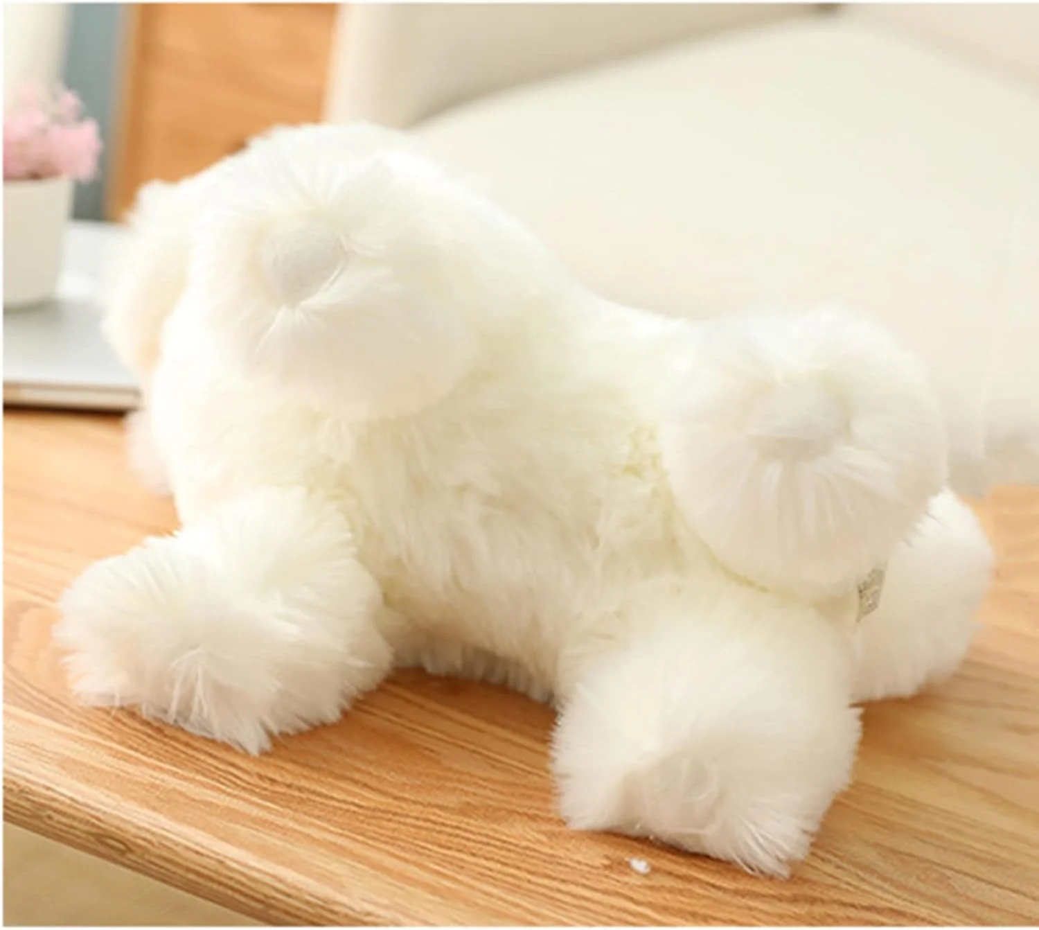 Fluffy Dog Hugging Plushie Pillow - Image 3