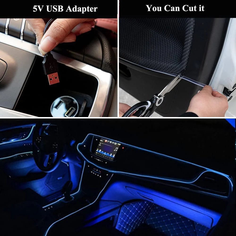 Car Interior Decorative LED Strip Atmosphere Light - Image 2