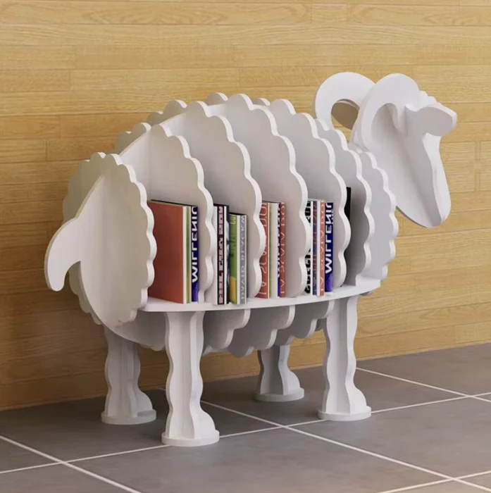 Creative Decorative Sheep Shaped BookCase - Image 2