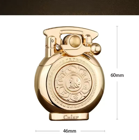 Mechanical Flip Top Kerosene Windproof Lighter - Image 3