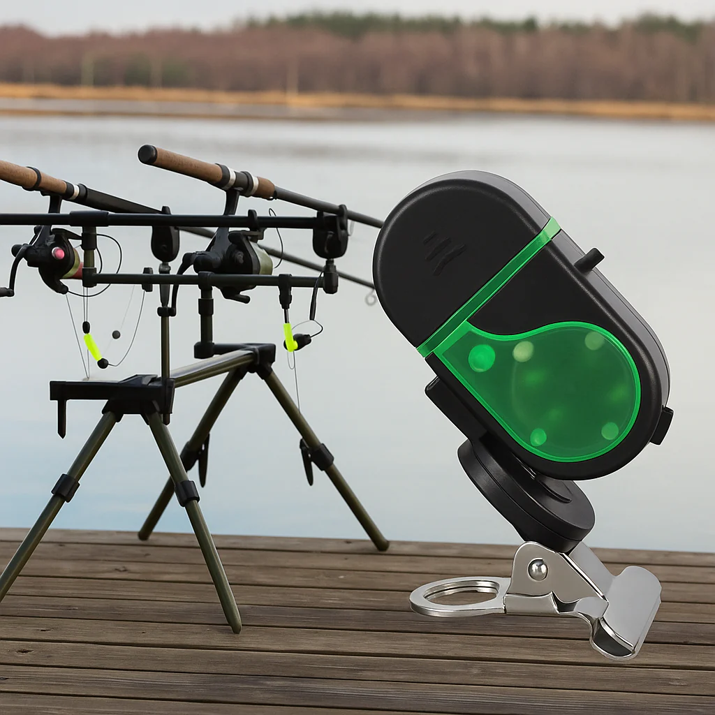 High-Sensitivity LED Night Clip-On Fishing Alarm