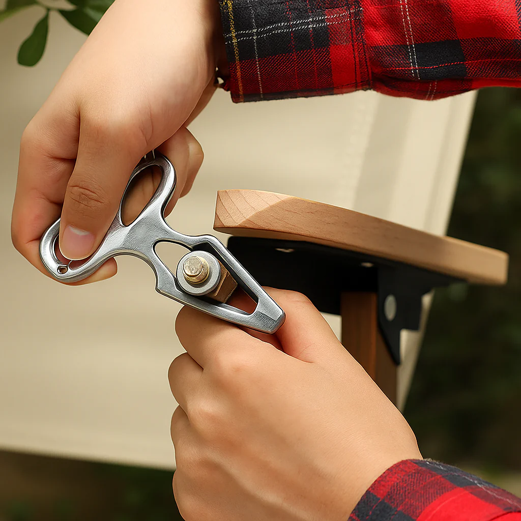 Stainless Steel Survival Multi-Tool Bottle Opener Camping Wrench