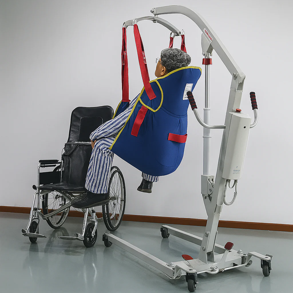 Electric Patient Mobility Adjustable Full Body Lift Machine