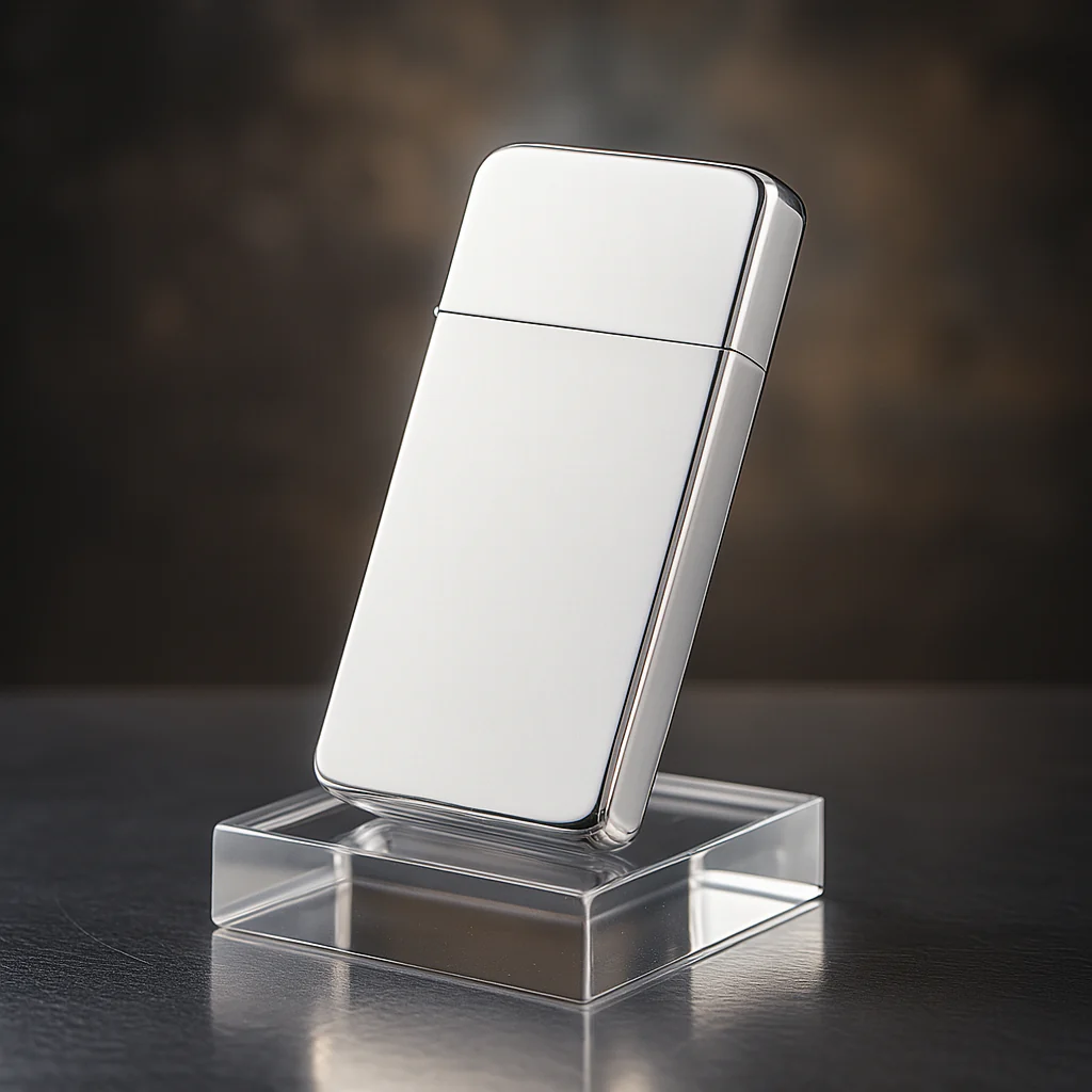 Simple Brushed Ultra Thin Windproof Copper Lighter - Image 2