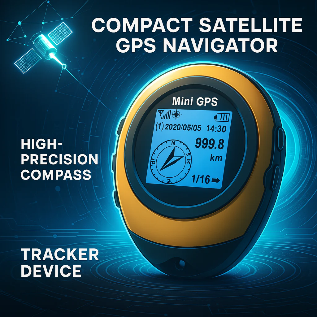 Compact Satellite GPS Navigator High-Precision Compass Tracker Device - Image 2