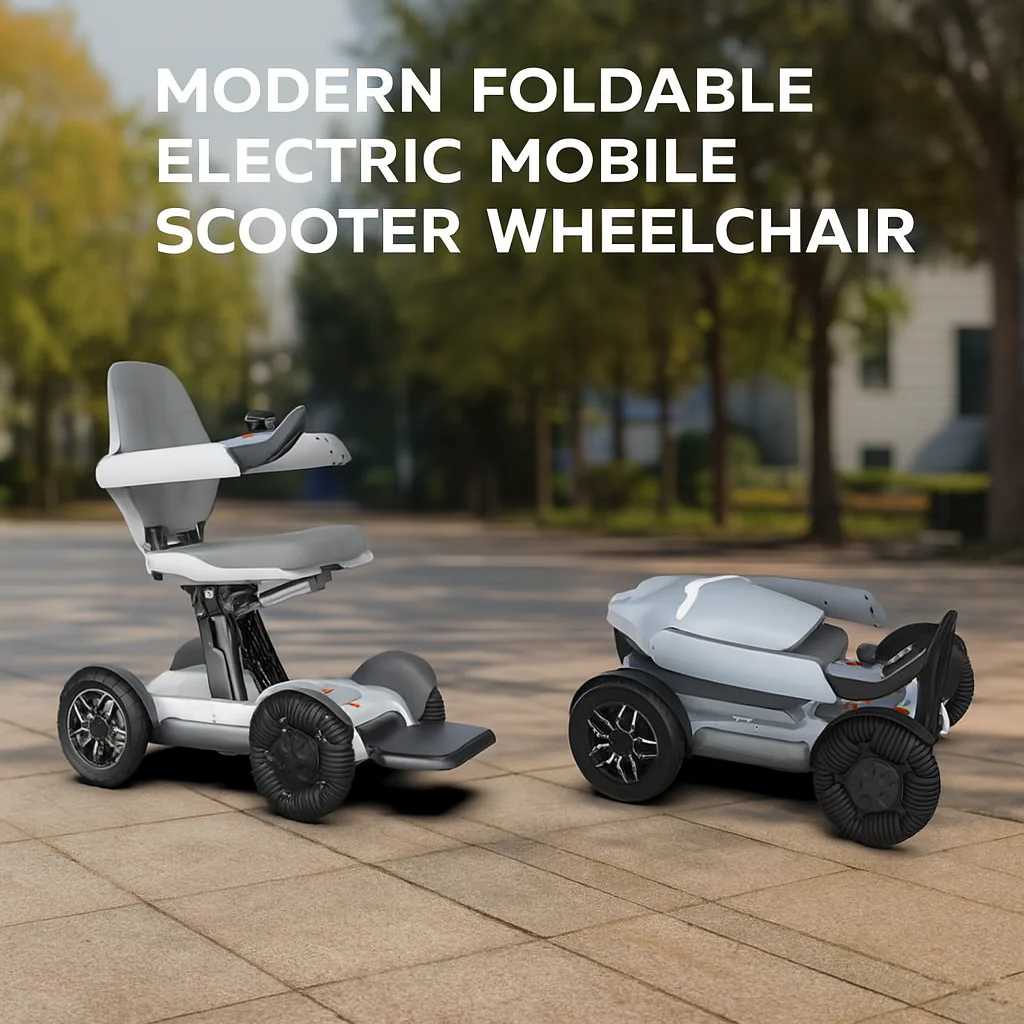Modern Foldable Electric Mobile Scooter Wheelchair - Image 3