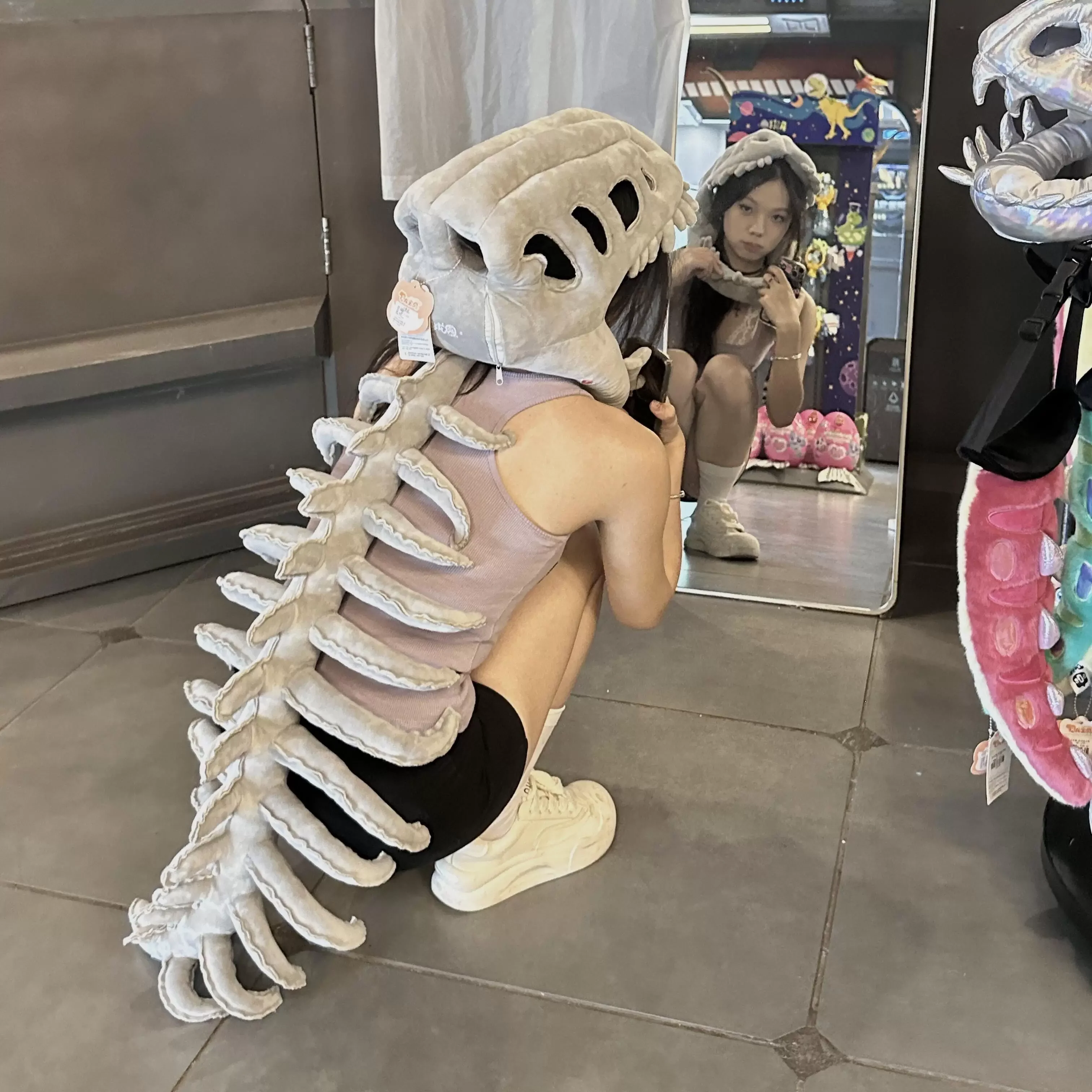 Dinosaur Fossil Armor Costume - Image 3