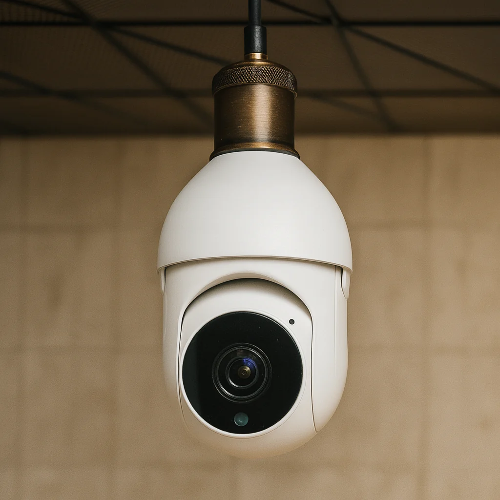 360 Wifi Light Bulb Auto Tracking Camera