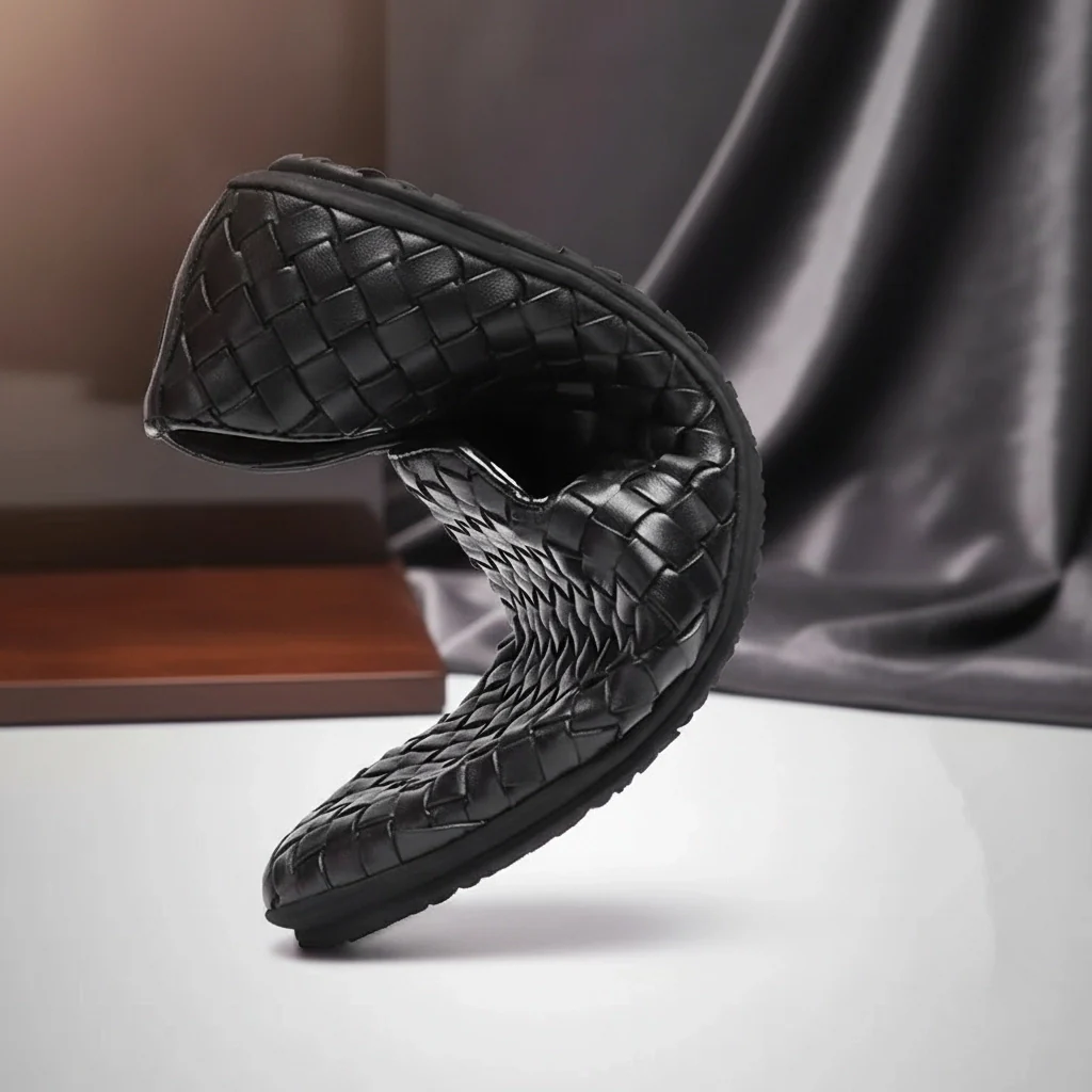 Japanese Style Casual Leather Slip-on Shoe - Image 3