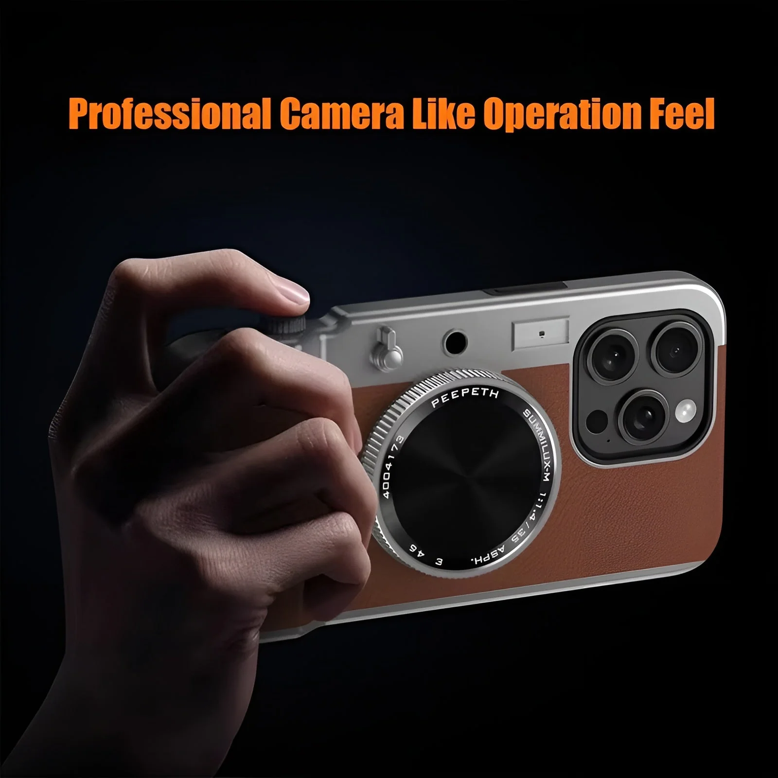 Vintage Camera Bluetooth Magnetic iPhone Case - Image 2