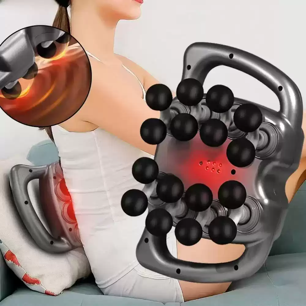 Deep Relax Multi-Head Professional Electric Massager - Image 2
