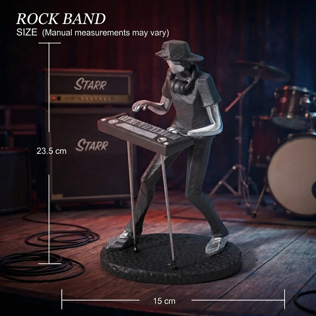 Abstract Rock'n Roll Resin Home Decor - Image 2