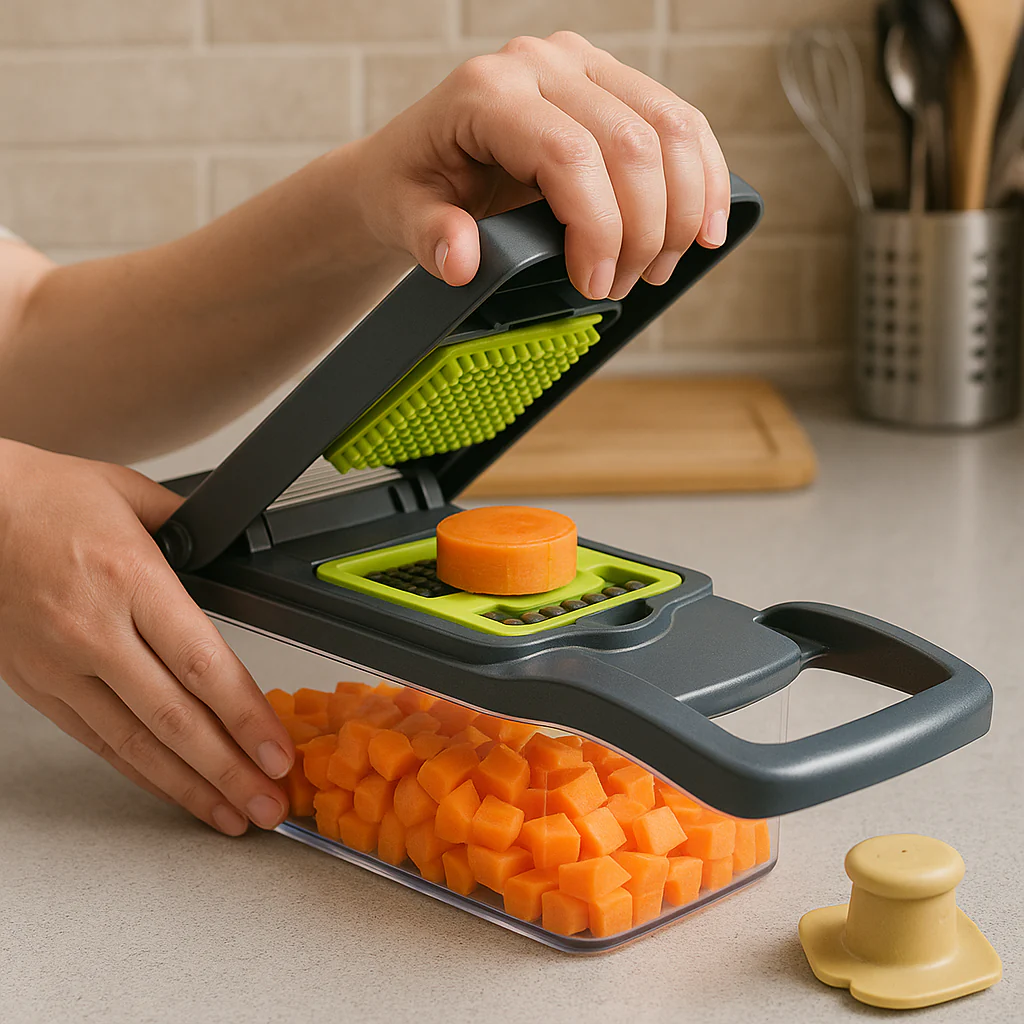6 Blades Veggie Fruit Slicer with Box - Image 1