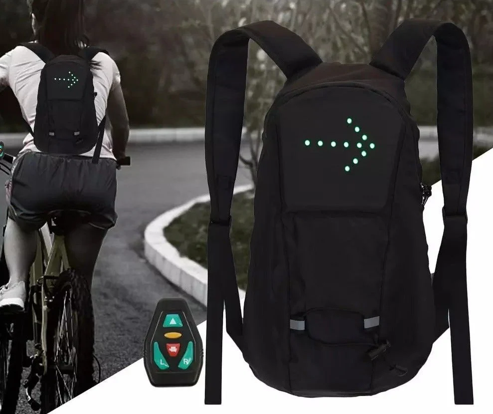 Biker Friendly Wireless Turn Signal Backpack - Image 1