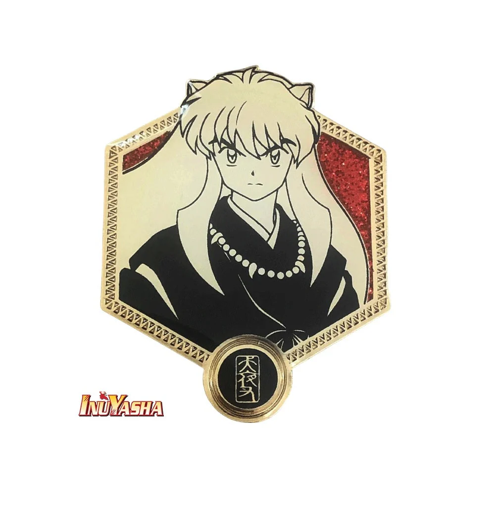 Inuyasha - Inuyasha Golden Series Anime Enamel Pin Set - Image 1