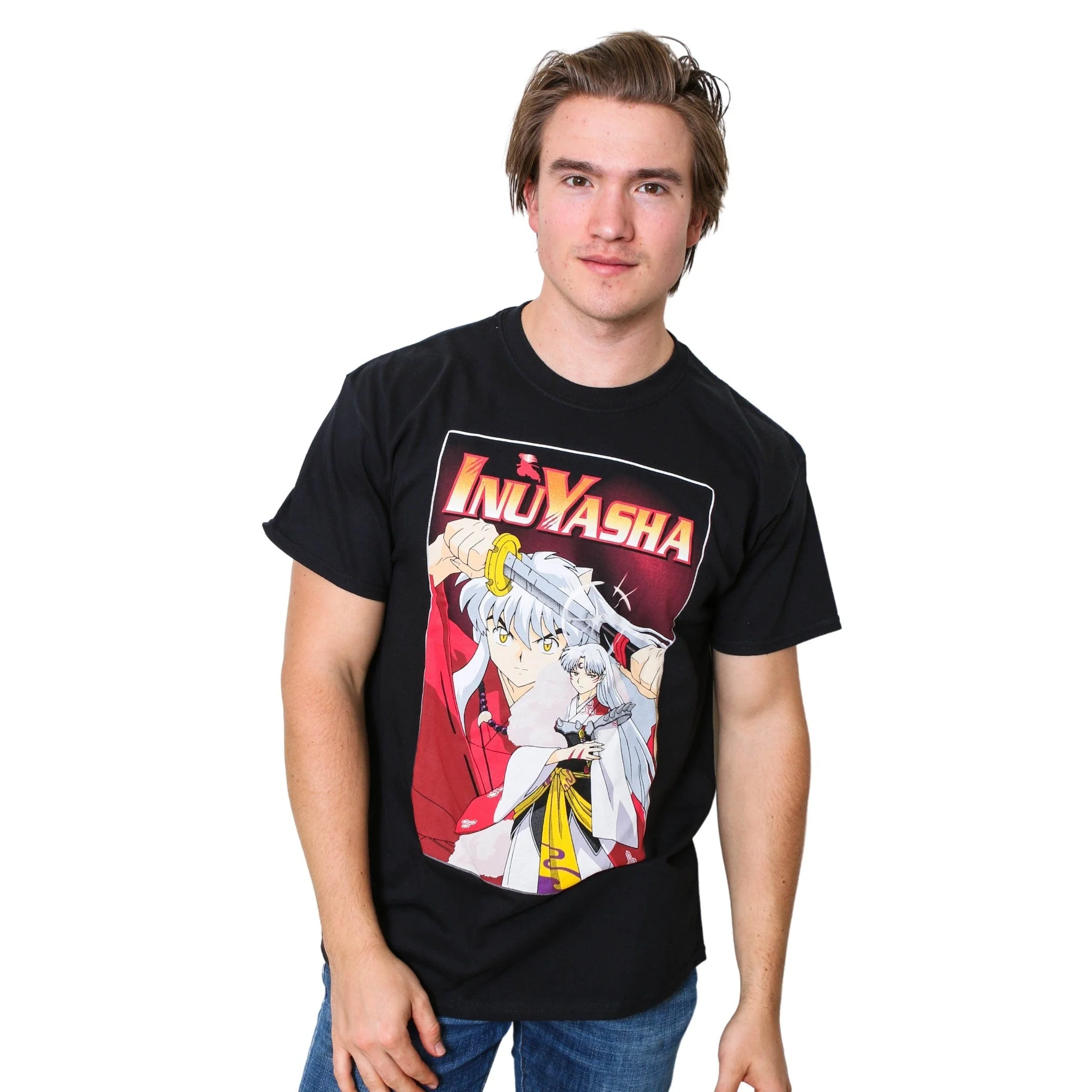 Inuyasha And Sesshomaru Anime Adult T Shirt - Image 2
