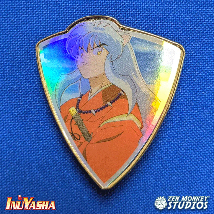 Inuyasha - Foil Shield Series - Inuyasha Pin Zen Monkey Studios - Image 2