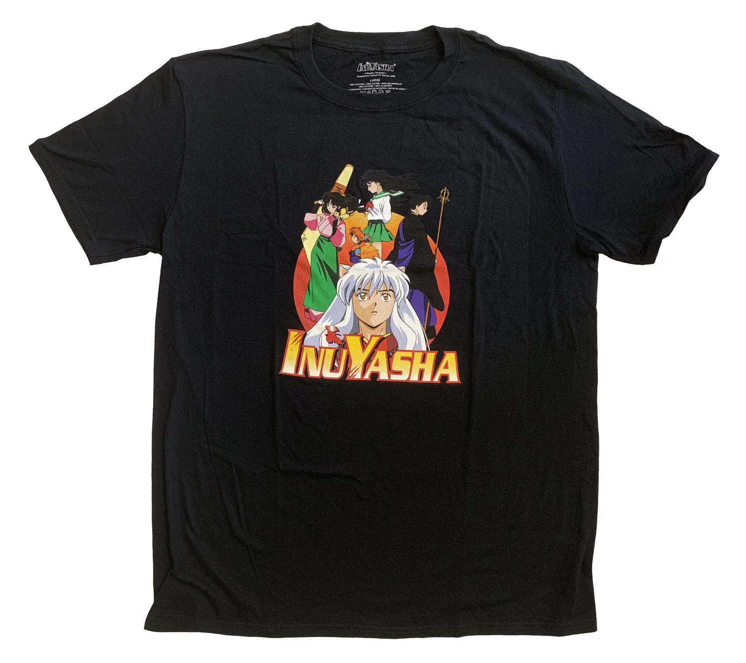 Inuyasha Group Anime Adult T-Shirt - Image 1