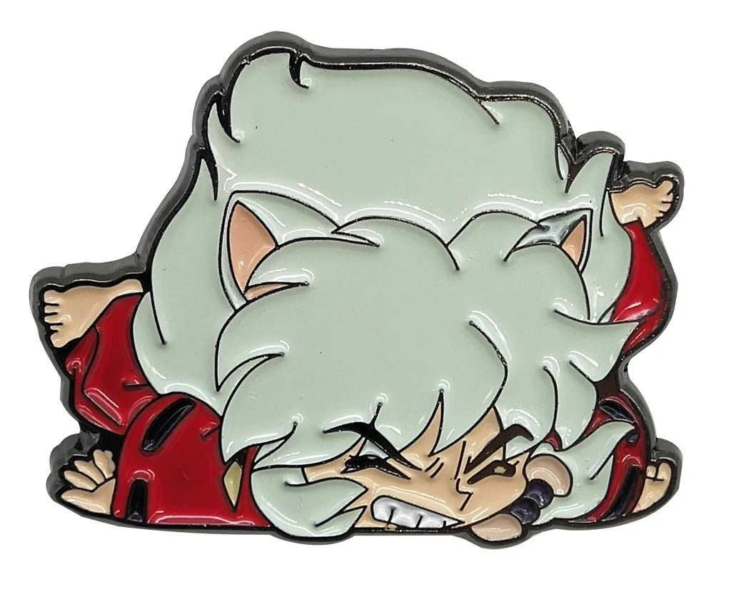 Inuyasha - SD Inuyasha Sit Boy Anime Enamel Pin - Image 1