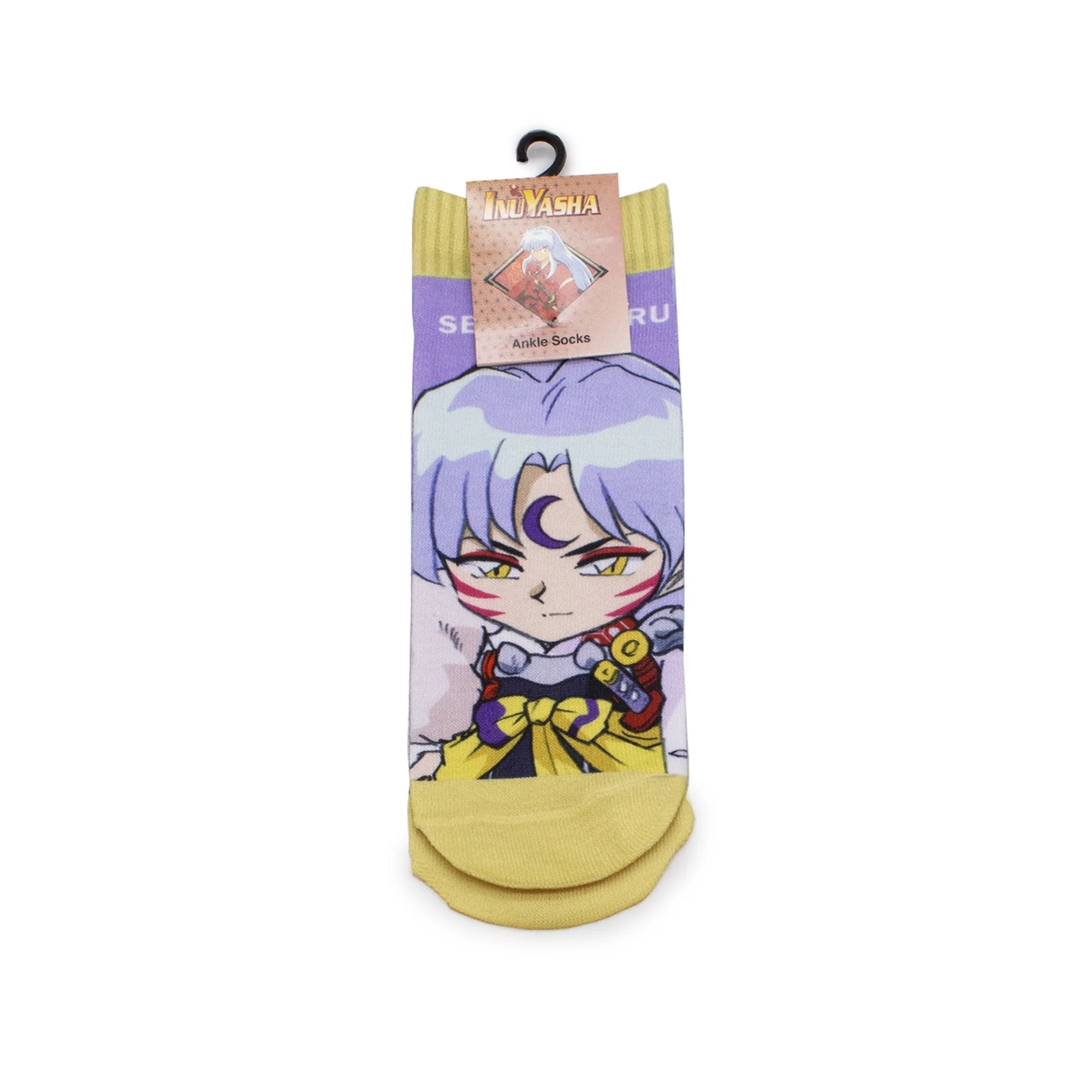 Inuyasha Sesshomaru Cute Chibi Anime Ankle Socks - Image 2